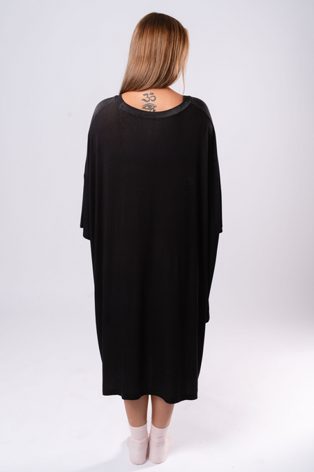 Proud Heart (Black) Bamboo Oversized Sleep Tee