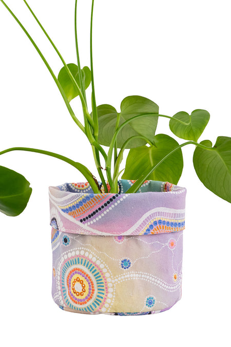 Connections Canvas Plant Pot