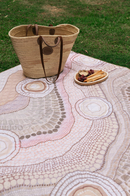 Connections XL Sand Free Premium Quilted Picnic Rug (200cm x 200cm)