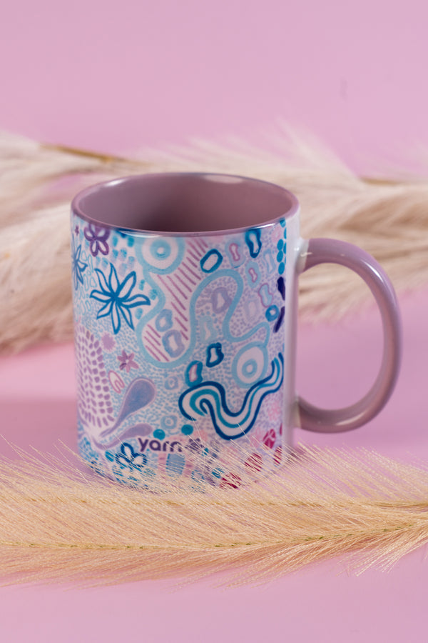 Mother Nature Lavender Ceramic Coffee Mug