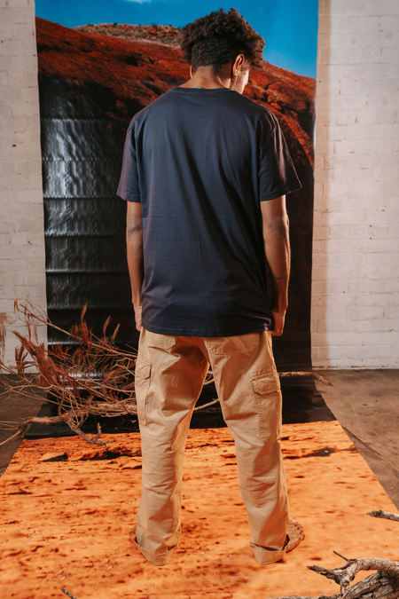 Standing Strong NAIDOC Week 2026 Navy Cotton Crew Neck Unisex T-Shirt