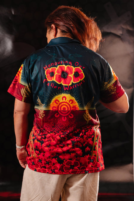 Honouring Our Fallen Warriors Women's Fitted Polo Shirt