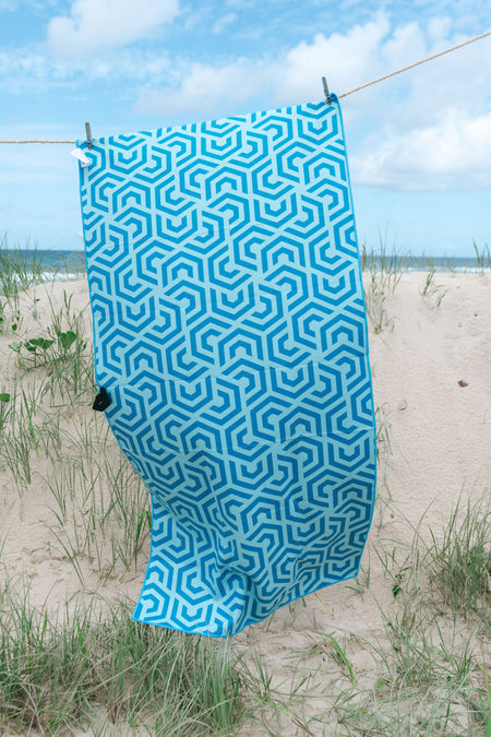 Together We Rise Sand Free rPET Beach Towel (80x160cm)