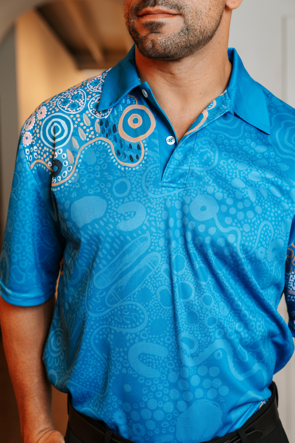 (Bulk) Moorditj Koorliny (Strong Journey) Essence NAIDOC 2026 Unisex Polo Shirt