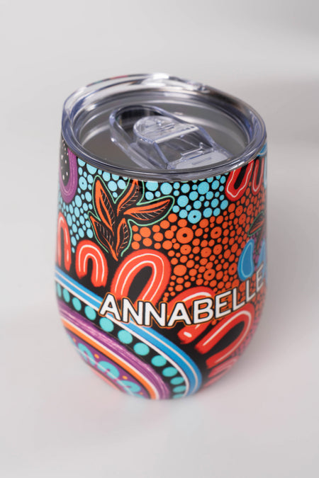Celebration Vacuum Insulated Double Walled Stainless Steel Travel Mug
