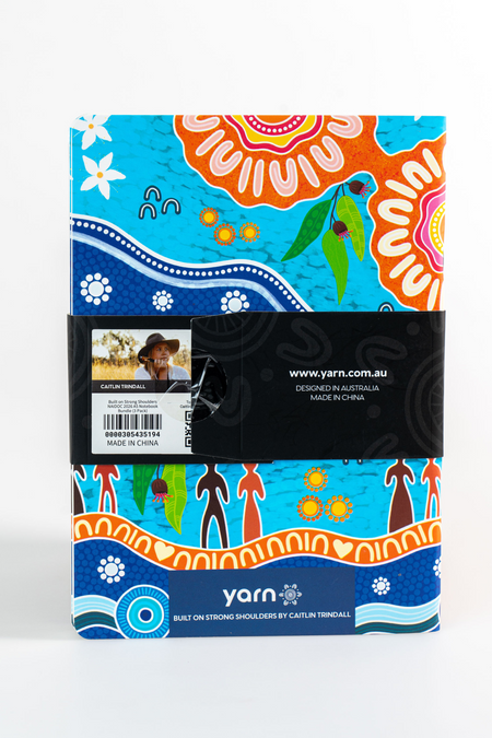 Built on Strong Shoulders NAIDOC 2026 A5 Notebook Bundle (3 Pack)