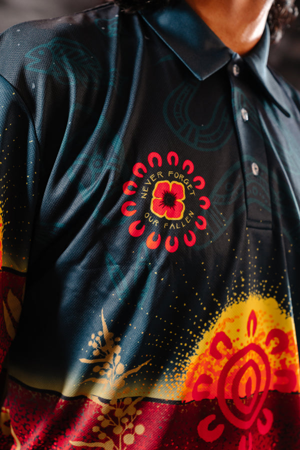 Honouring Our Fallen Warriors ANZAC  Unisex Polo Shirt