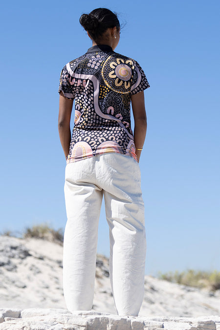 The Path They Have Laid UPF50+ Women's Fitted Polo Shirt