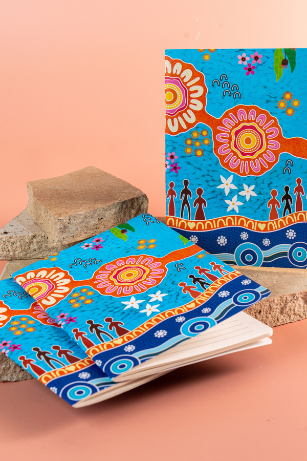 Built on Strong Shoulders NAIDOC 2026 A5 Notebook Bundle (3 Pack)