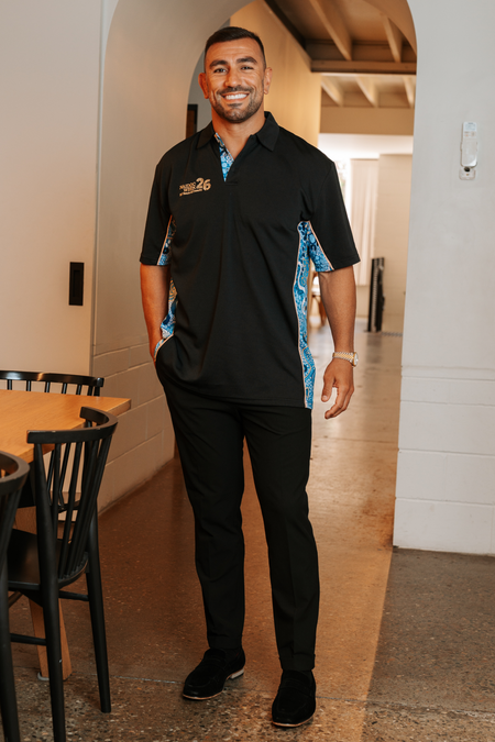 (Bulk) Moorditj Koorliny (Strong Journey) NAIDOC 2026 Bamboo (Simpson) Unisex Polo Shirt