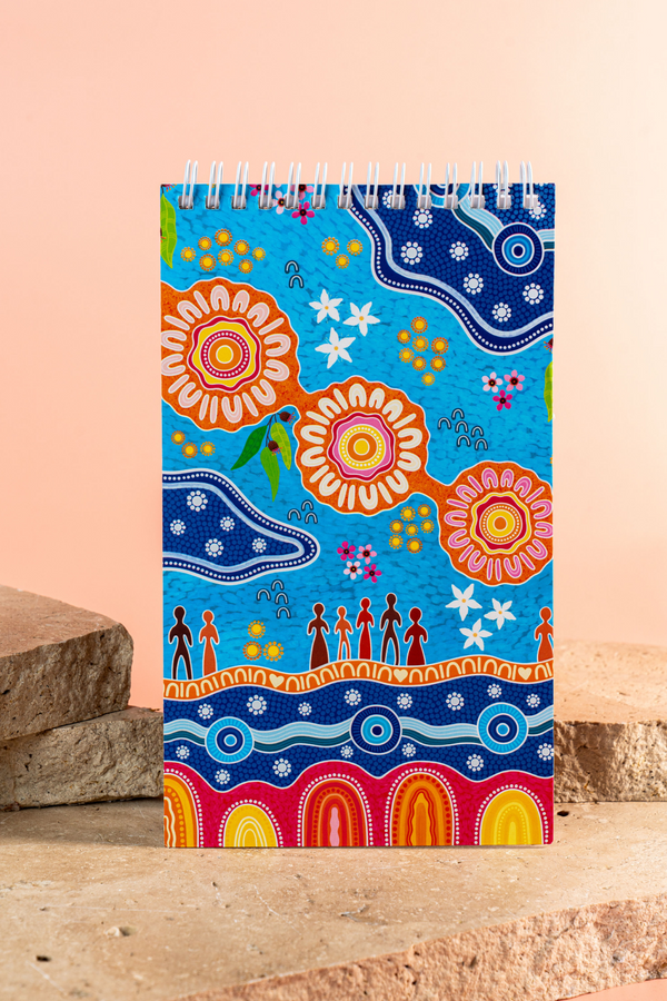 Built on Strong Shoulders NAIDOC 2026 Spiral Notepad