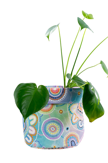 Connections Canvas Plant Pot