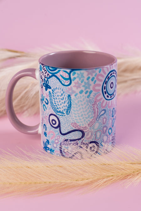 Mother Nature Lavender Ceramic Coffee Mug