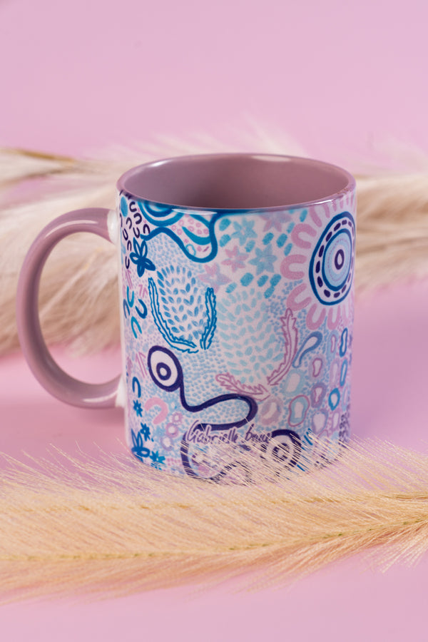 Mother Nature Lavender Ceramic Coffee Mug