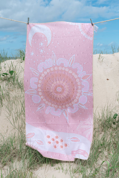 The Drift of Our Elders Sand Free rPET Beach Towel (80x160cm)