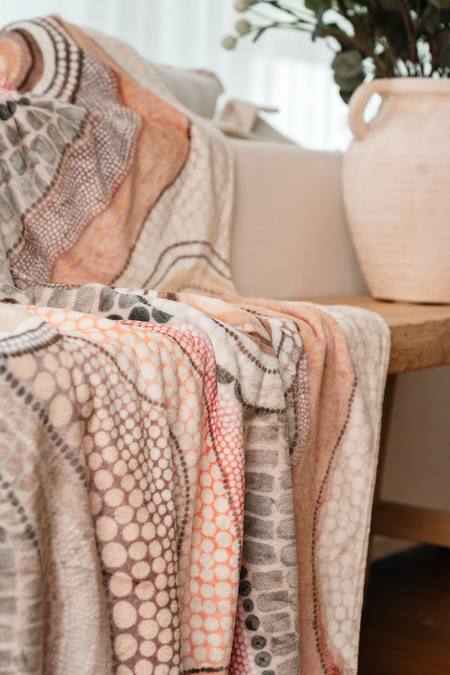 Connection Flannel Throw Blanket (150cm x 200cm)