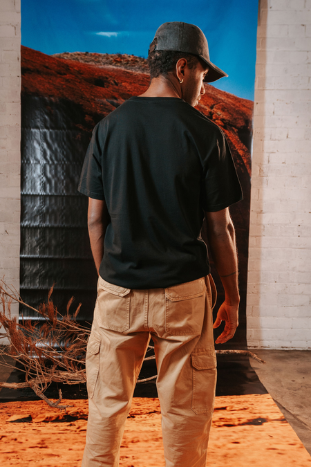 Standing Strong NAIDOC Week 2026 Black Cotton Everyday Unisex T-Shirt