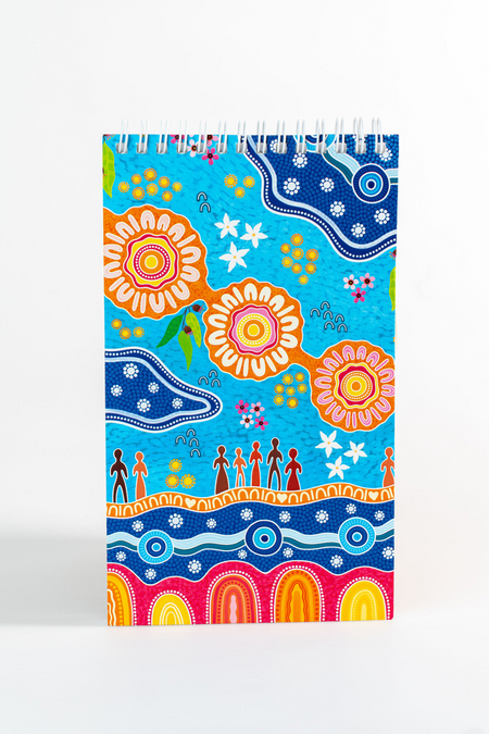 Built on Strong Shoulders NAIDOC 2026 Spiral Notepad
