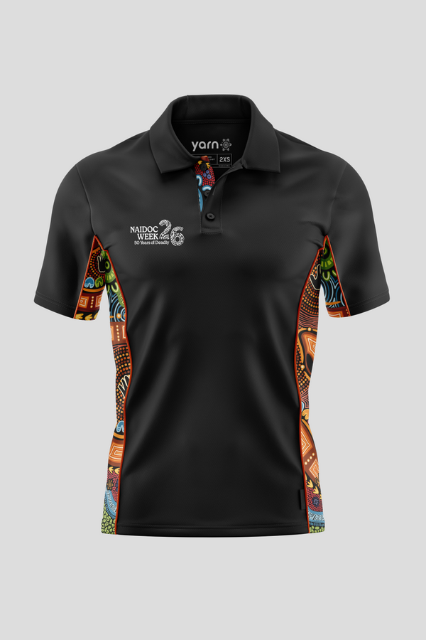Gadi NAIDOC 2026 Bamboo (Simpson) Unisex Polo Shirt