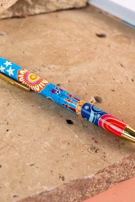 Built on Strong Shoulders NAIDOC 2026 Metal Refillable Premium Pen