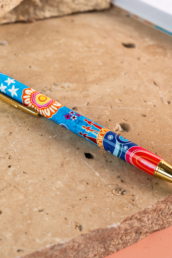 Built on Strong Shoulders NAIDOC 2026 Metal Refillable Premium Pen