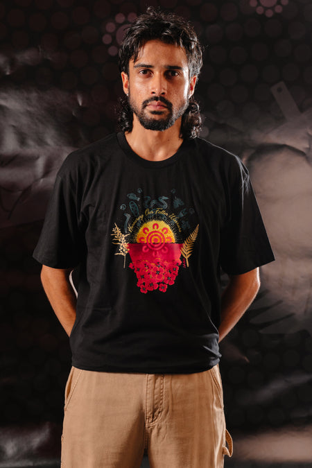 Honouring Our Fallen Warriors Black Cotton Premium Unisex T-Shirt