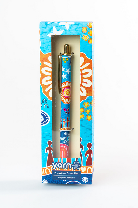 Built on Strong Shoulders NAIDOC 2026 Metal Refillable Premium Pen