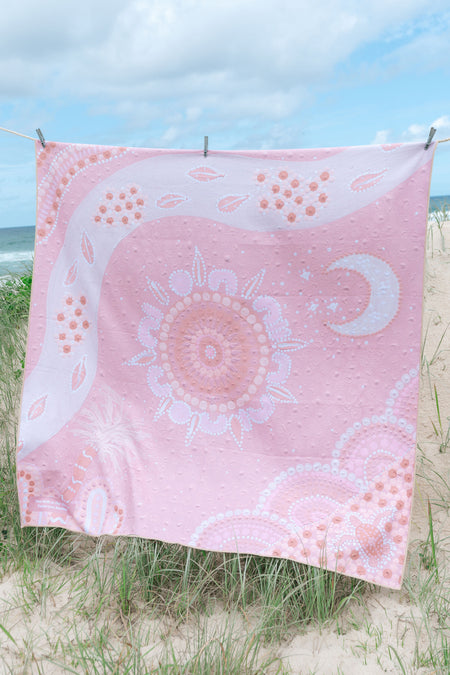 The Drift of Our Elders Sand Free rPET Beach Towel (160cmx160cm)