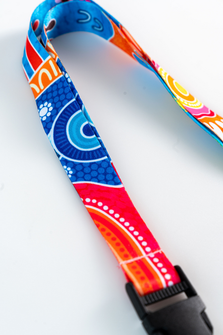 Built on Strong Shoulders NAIDOC 2026 Premium Lanyard