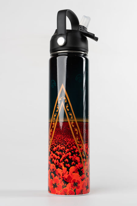 Honouring Our Fallen Warriors Insulated Stainless Steel Personalised Drink Bottle