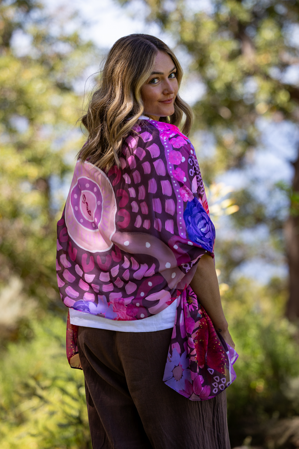 Strength Of Women Rectangle Chiffon Scarf