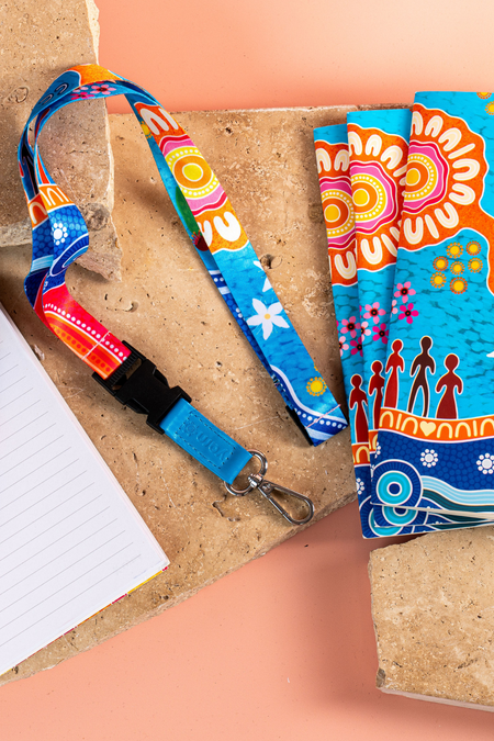 Built on Strong Shoulders NAIDOC 2026 Premium Lanyard