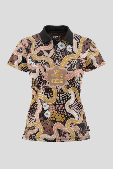 Still Deadly NAIDOC 2026 Women's Fitted Polo Shirt