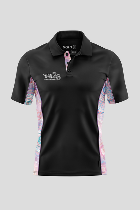 Paths That Brought Us Here NAIDOC 2026 Bamboo (Simpson) Unisex Polo Shirt