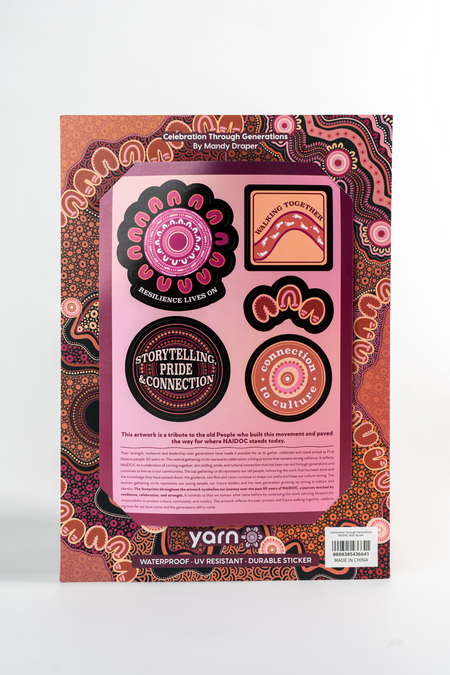Celebration Through Generations NAIDOC 2026 Sticker