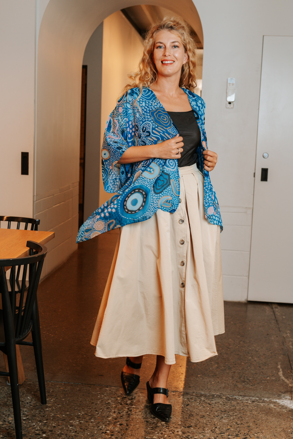 Moorditj Koorliny (Strong Journey) NAIDOC 2026 Chiffon Shawl