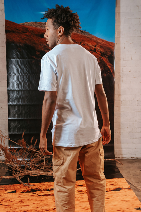 Core NAIDOC Week 2026 White Cotton Crew Neck Unisex T-Shirt