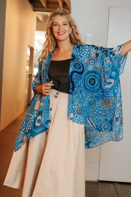 Moorditj Koorliny (Strong Journey) NAIDOC 2026 Chiffon Shawl