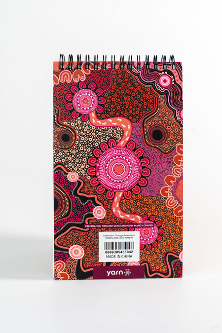Celebration Through Generations NAIDOC 2026 Spiral Notepad