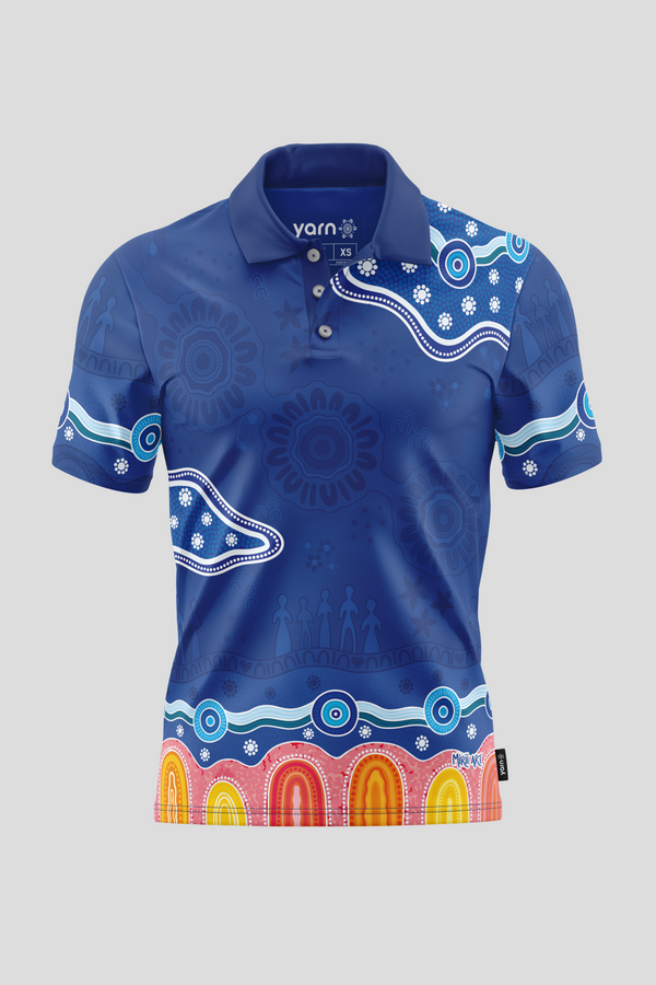 Built On Strong Shoulders Essence NAIDOC 2026 Unisex Polo Shirt