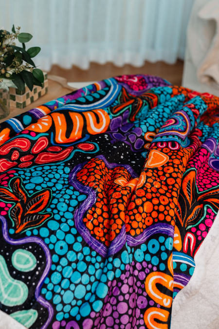 Celebration Sherpa Throw Blanket (150cm x 200cm)