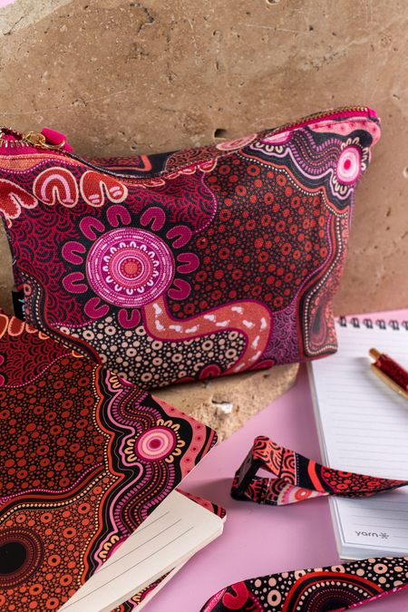 Celebration Through Generations NAIDOC 2026 Small Rectangular Pencil Case with Steel Pen