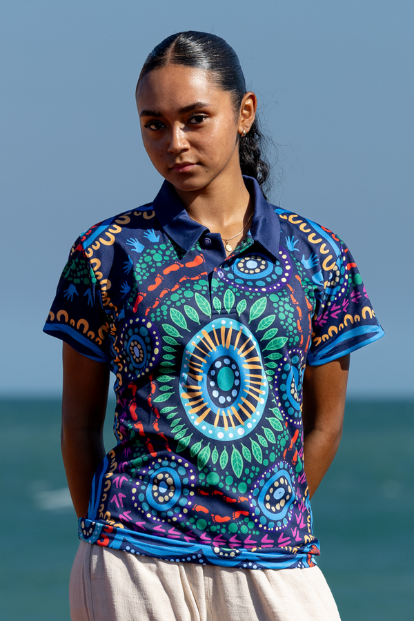 An Abundance Of Culture Women's Fitted Polo Shirt
