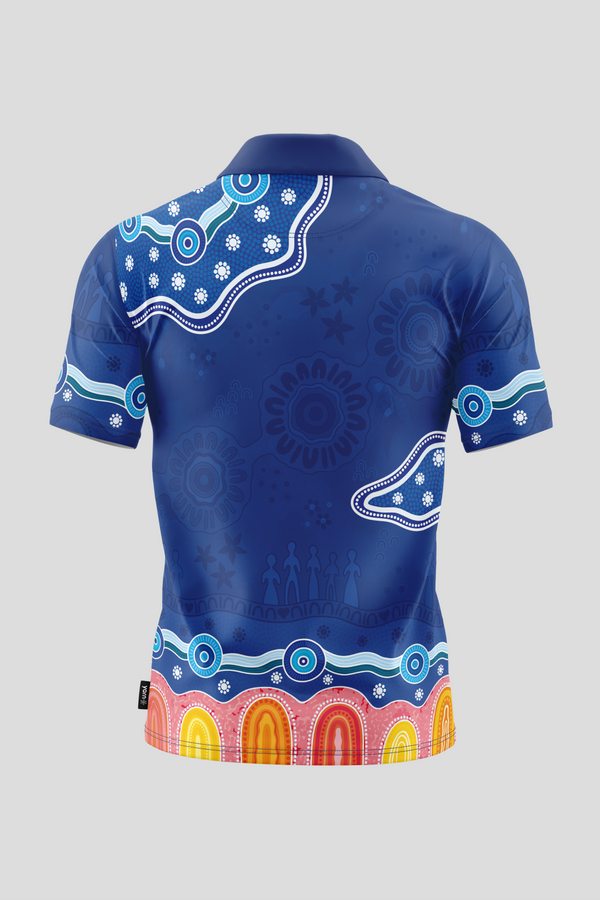 (Bulk) Built On Strong Shoulders Essence NAIDOC 2026 Unisex Polo Shirt