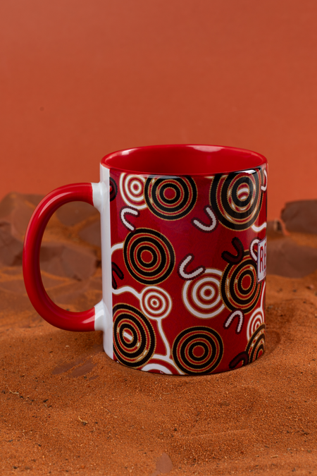 Red Dust Ceramic Coffee Mug