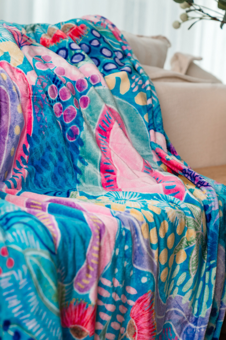 A Chapter Closing Flannel Throw Blanket (150cm x 200cm)