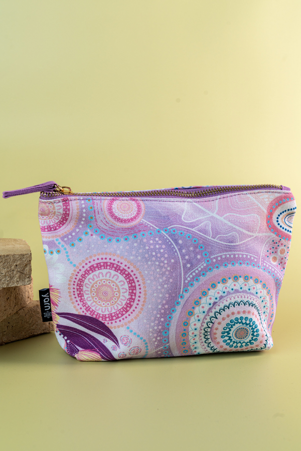 Paths That Brought Us Here NAIDOC 2026 Canvas Travel Pouch