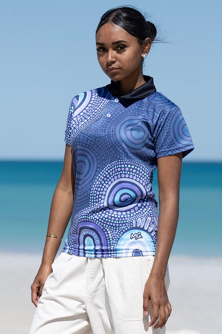 Our Future, Together Bamboo Essence Women's Fitted Polo Shirt