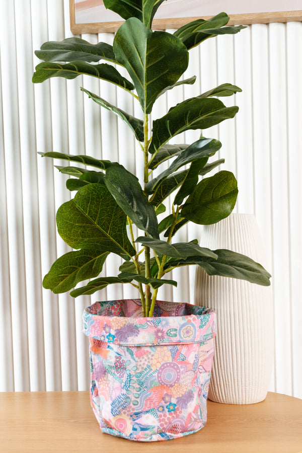 Flowers Along the River Plant Pot