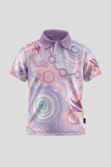 (Bulk) Paths That Brought Us Here NAIDOC 2026 Kids Polo Shirt